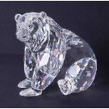 Swarovski Crystal Glass, 'Grizzly', boxed.