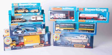 Matchbox Superkings, 7 models, all boxed.