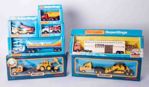 Matchbox Superkings, 7 models, all boxed.