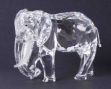 Swarovski Crystal Glass, Annual Edition 1993 Inspiration Africa 'The Elephant', boxed (missing