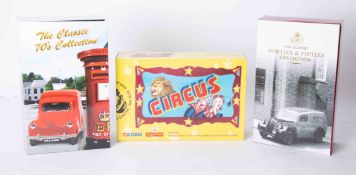 Corgi, Royal Mail gift set (2), Royal Mail Circus trailer, all boxed (3).