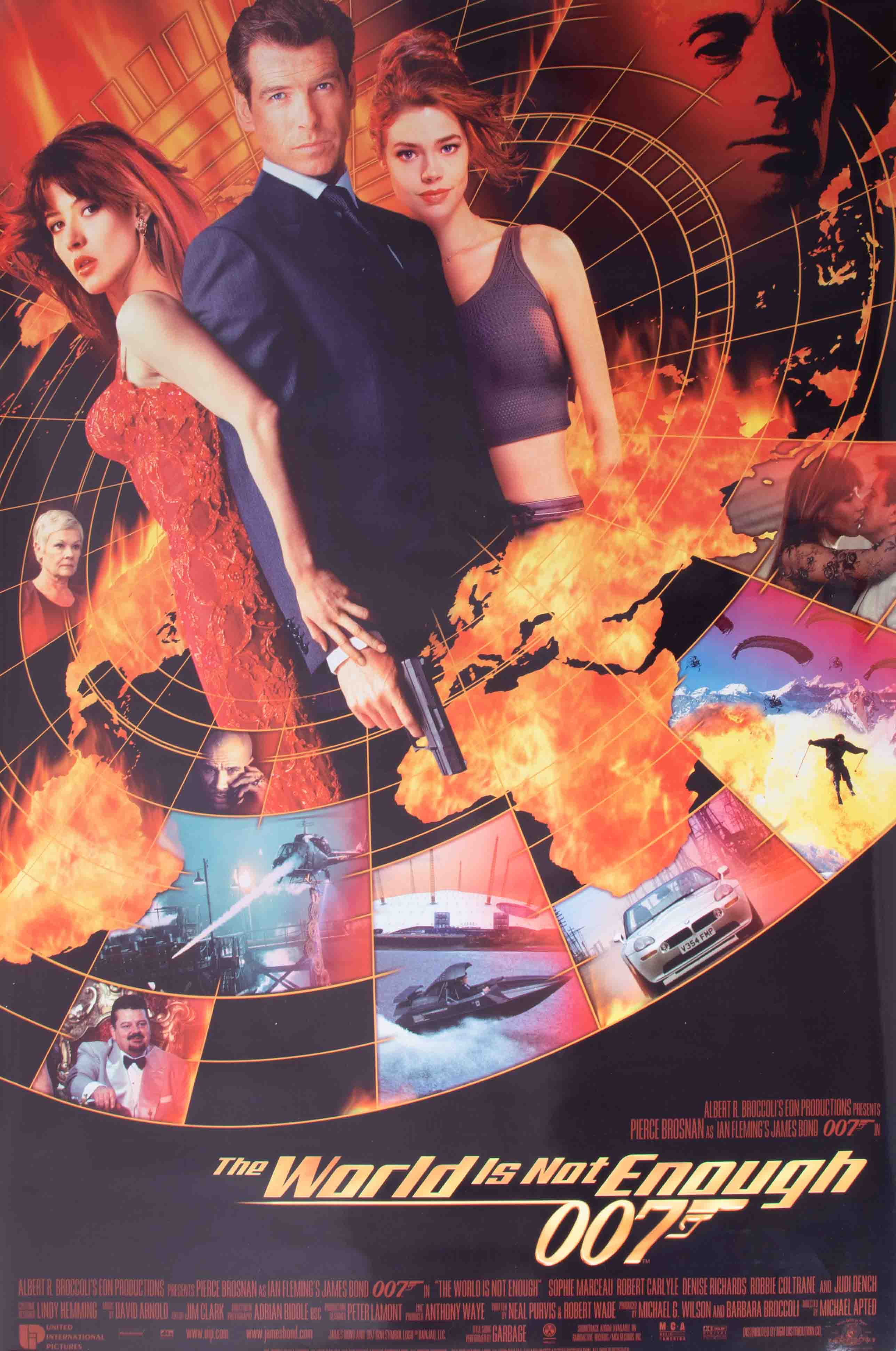 James Bond Poster, Three 'The World Is Not Enough' 1999 UK original, 60cm x 85cm, 68cm x 102cm, - Image 2 of 3