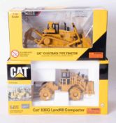 CAT D11R Track-Type Tractor 1:50 scale, CAT 836G Landfill Compactor 1:50 scale, boxed (2).
