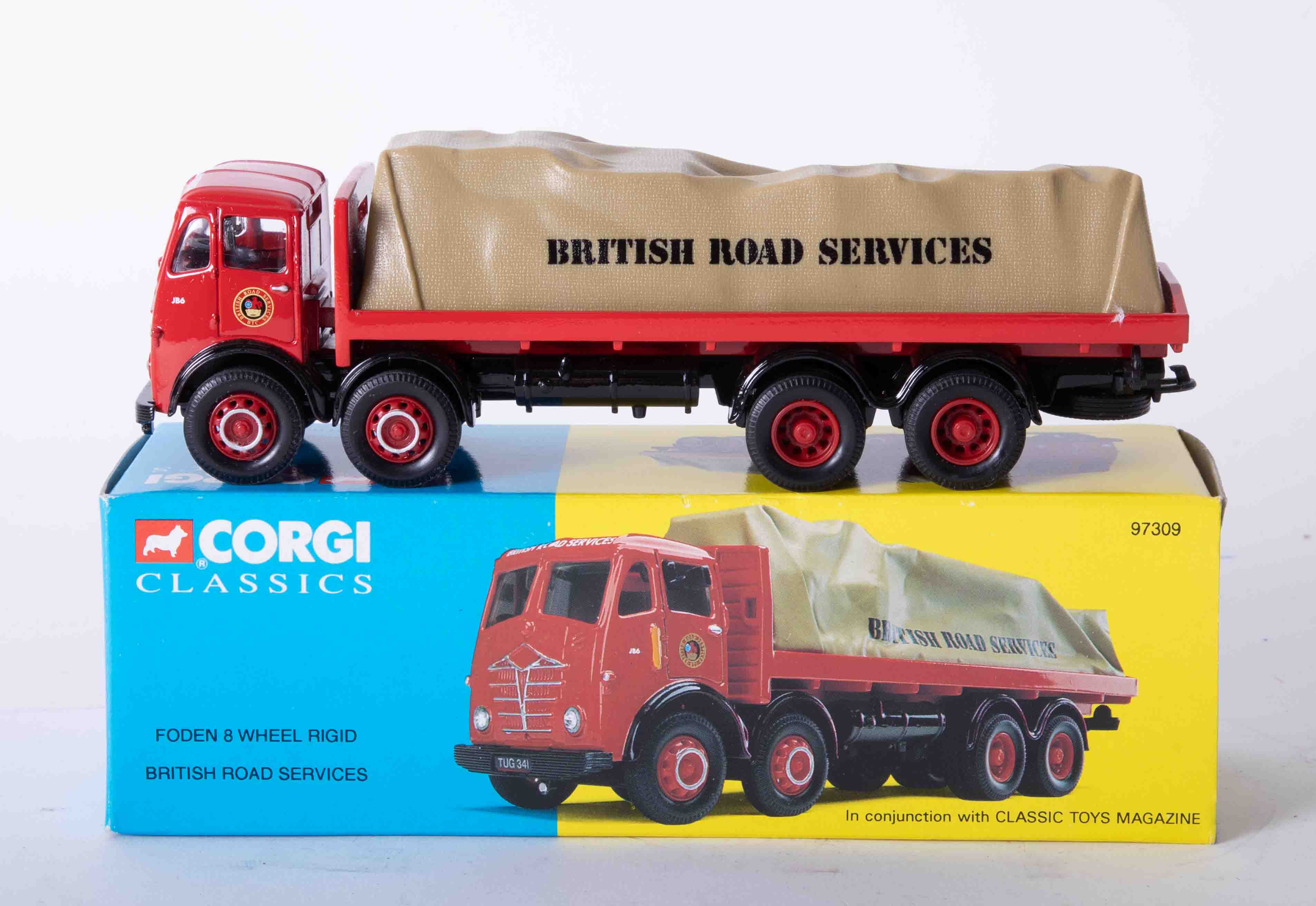 Corgi Classics a replica Foden wheel rigid BR lorry, boxed.