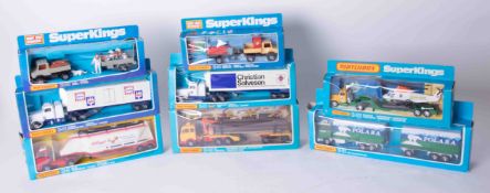 Matchbox Superkings, 8 models, all boxed.