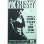 Poster - Morrissey 1992 'Your Arsenal Tour' San Diego concert poster 28cm x 44cm excellent