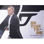 James Bond Poster, 'No Time To Die' April 2021, Daniel Craig, Quad.