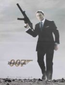 James Bond Poster, 'Quantum Of Solace' 2008 Quad, 'Spectre' original 2015 Odeon poster A3, 'For Your