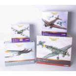 Corgi, the Aviation Archive, four various scale models, all boxed.