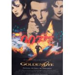 James Bond Poster, 'Goldeneye' German original A1, 65cm x 80cm, 'The World Is Not Enough' German