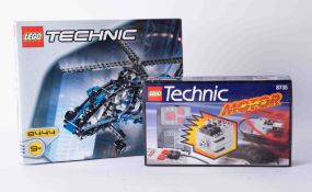 Lego Technic, two sets. 8444 and Motor 8735.