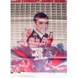 James Bond Poster, 'Never Say Never Again' 1983 original quad and original USA one sheet.