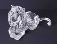 Swarovski Crystal Glass, Annual Edition 1995 Inspiration Africa 'The Lion', boxed.