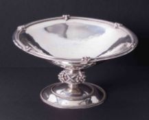 Helen Holmes,(Bath Arts & Crafts) silver stem dish, named on the base & also inscribed 'July