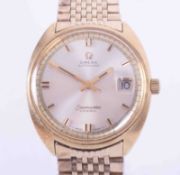 Omega, a gents automatic Seamaster 'Cosmic' wristwatch circa 1973, gold plated, with date window,