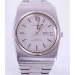 Omega, a gents stainless steel Constellation wristwatch, mega quartz, 196.0030, with original box,