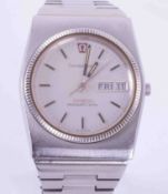 Omega, a gents stainless steel Constellation wristwatch, mega quartz, 196.0030, with original box,