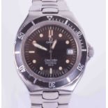 Omega, a gents stainless Seamaster Automatic Chronometer wristwatch, 200 metres.