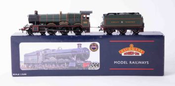 Bachmann OO Gauge, 'Kinlet Hall' Great Western with crest green, 4936, 32-003, boxed.