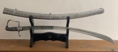 A lovey Example of an officer’s 1796 light cavalry Sabre made by the cutlers Osborn, it comes with a