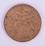 Edward VII 1906 half sovereign.