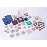 A mixed collection including Britain's First Decimal coin set, Festival Of Britain 1951 coins, H.M.
