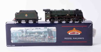 Bachmann OO Gauge, rebuilt Scot 46141 'The North Staffordshire Regiment' BR green E/Emblem, BC31-