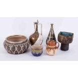 Mixed collection of china wares to include Royal Doulton Lambeth jubilee jug, Art Pottery, Royal