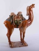 A large majolica figure of an Arabian Camel, height 70cm.