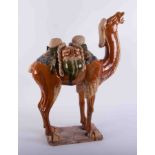 A large majolica figure of an Arabian Camel, height 70cm.