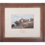 David Cox, watercolour 'Goodrich Castle, Herefordshire, 1838', signed and dated, framed and