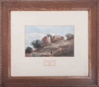 David Cox, watercolour 'Goodrich Castle, Herefordshire, 1838', signed and dated, framed and
