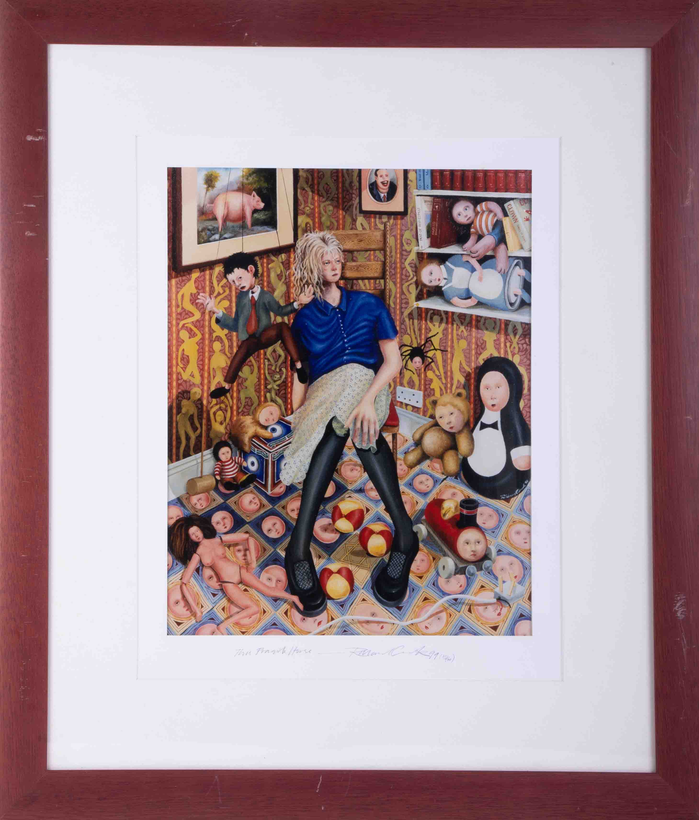Richard Clarke, 'This Fragile House', signed limited edition print 201/500, 38cm x 29cm,