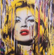 Mr. Brainwash (French b.1966) 'Kate Moss-Cover Girl' poster, 60cm x 60cm, unframed.