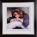 Robert Lenkiewicz (1941-2002) 'Study of Lisa' signed limited edition print 531/750, with certificate