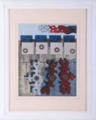 Glyn Williams, 'Three Standard Bearers' Dartmoor series 2005, monotype with collage, 30cm x 24cm,
