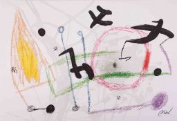 Joan Miro (1893-1983) Maravillas con variaciones. Original lithograph, Cramer 211,