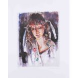 Robert Lenkiewicz (1941-2002) 'Study of Mary' signed A/P edition 46/50, 40cm x 35cm, unframed.