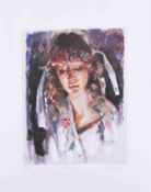 Robert Lenkiewicz (1941-2002) 'Study of Mary' signed A/P edition 46/50, 40cm x 35cm, unframed.