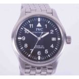 I.W.C., a gents stainless steel automatic date Pilot Mark XV wristwatch, model number 325307