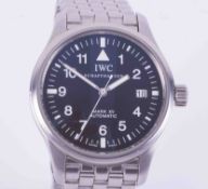 I.W.C., a gents stainless steel automatic date Pilot Mark XV wristwatch, model number 325307