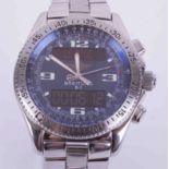 Breitling, a gents B1 chronograph wristwatch, 43mm, certificate no. 114262, warranty dated 2001,