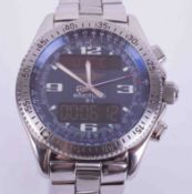 Breitling, a gents B1 chronograph wristwatch, 43mm, certificate no. 114262, warranty dated 2001,