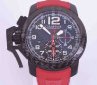 Graham, a gents Chronofighter oversize Superlight Carbon wristwatch, with watch passport purchased