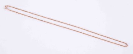 A 14ct yellow gold 20" rope twist style chain, 7.71g.