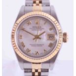 Rolex, a ladies 2001 Oyster Perpetual Datejust wristwatch, purchased from Bowden & Sons 2001, serial