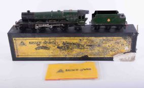 Bassett-Lowke, Princess Royal scale class locomotive and tender, O gauge, BL 99007, boxed.