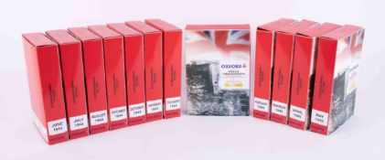 Twelve boxed Oxford Special Correspondent Diecast and News reports including June 1944, May 1945,