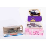 Collection of boxed model cars to include Matchbox 47, Dinky 'His Majesty's Voice' car, Days Gone