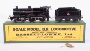 Clockwork O Gauge Bassett-Lowke British Railways (London midland region) 4-4-0 compound locomotive